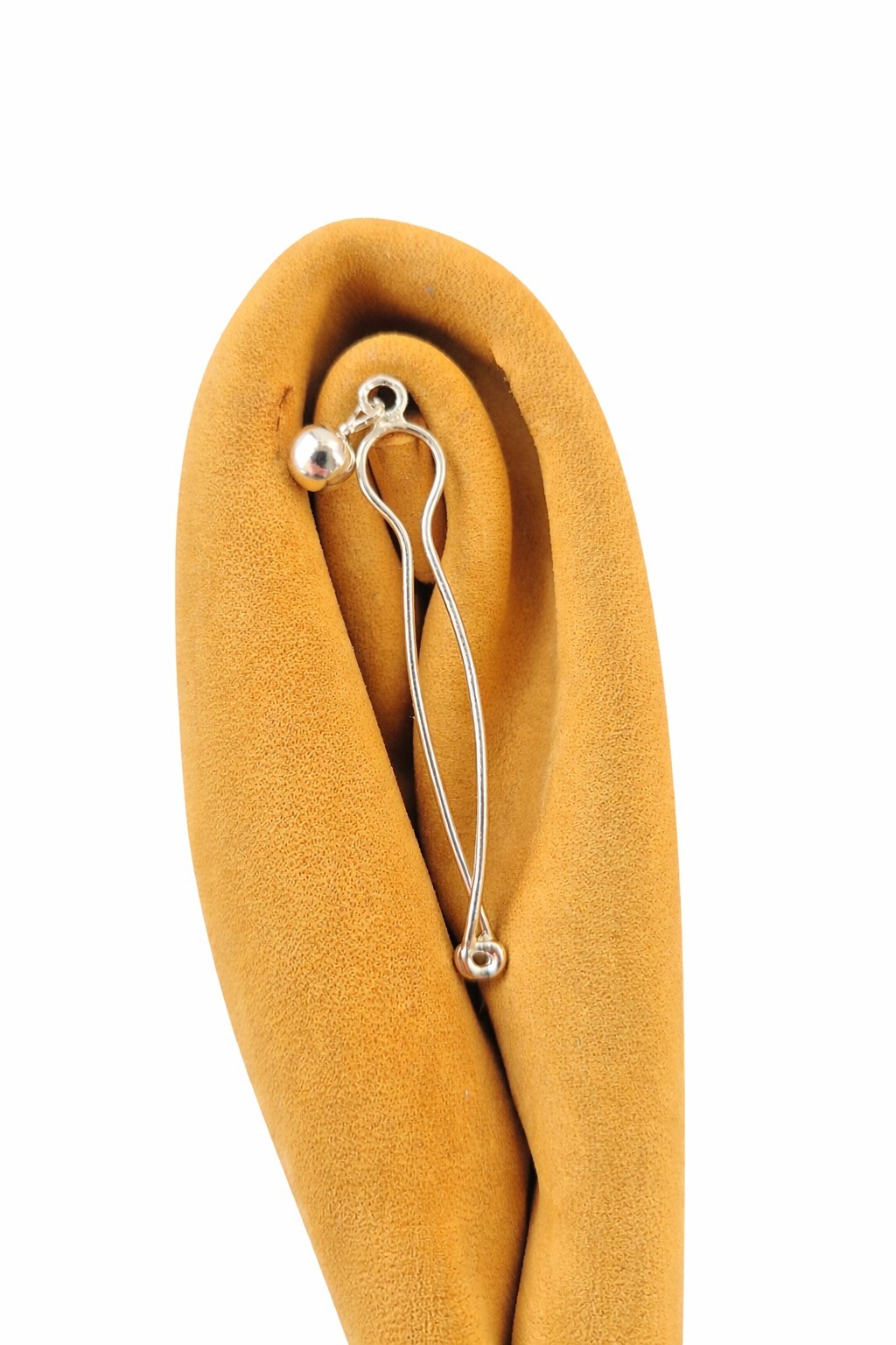 Sterling silver Fake Christina Piercing – Non Piercing Jewelry