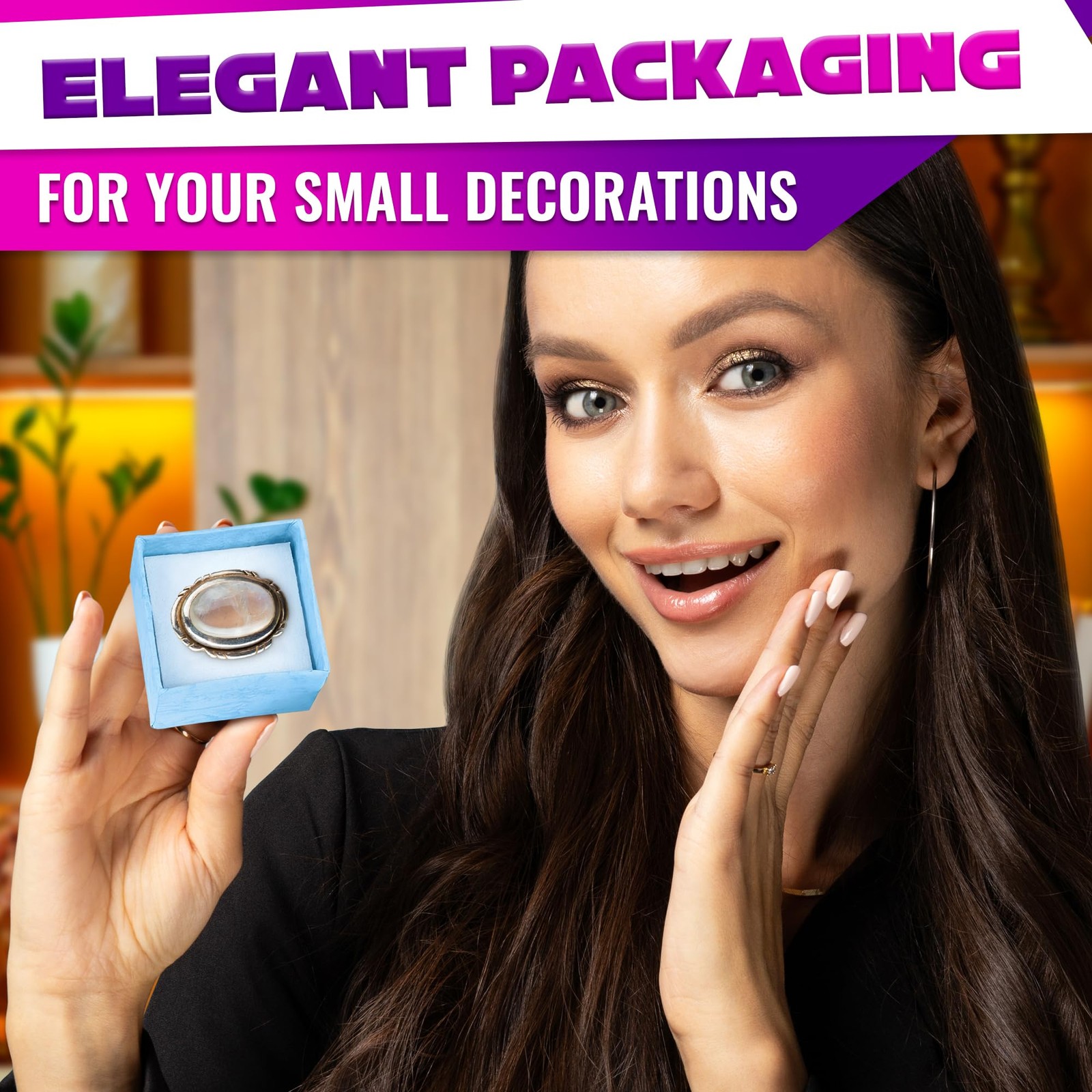 24Pcs Ring Boxes for Jewelry Gift – Ring Boxes Bulk Small Boxes for Jewelry Tiny