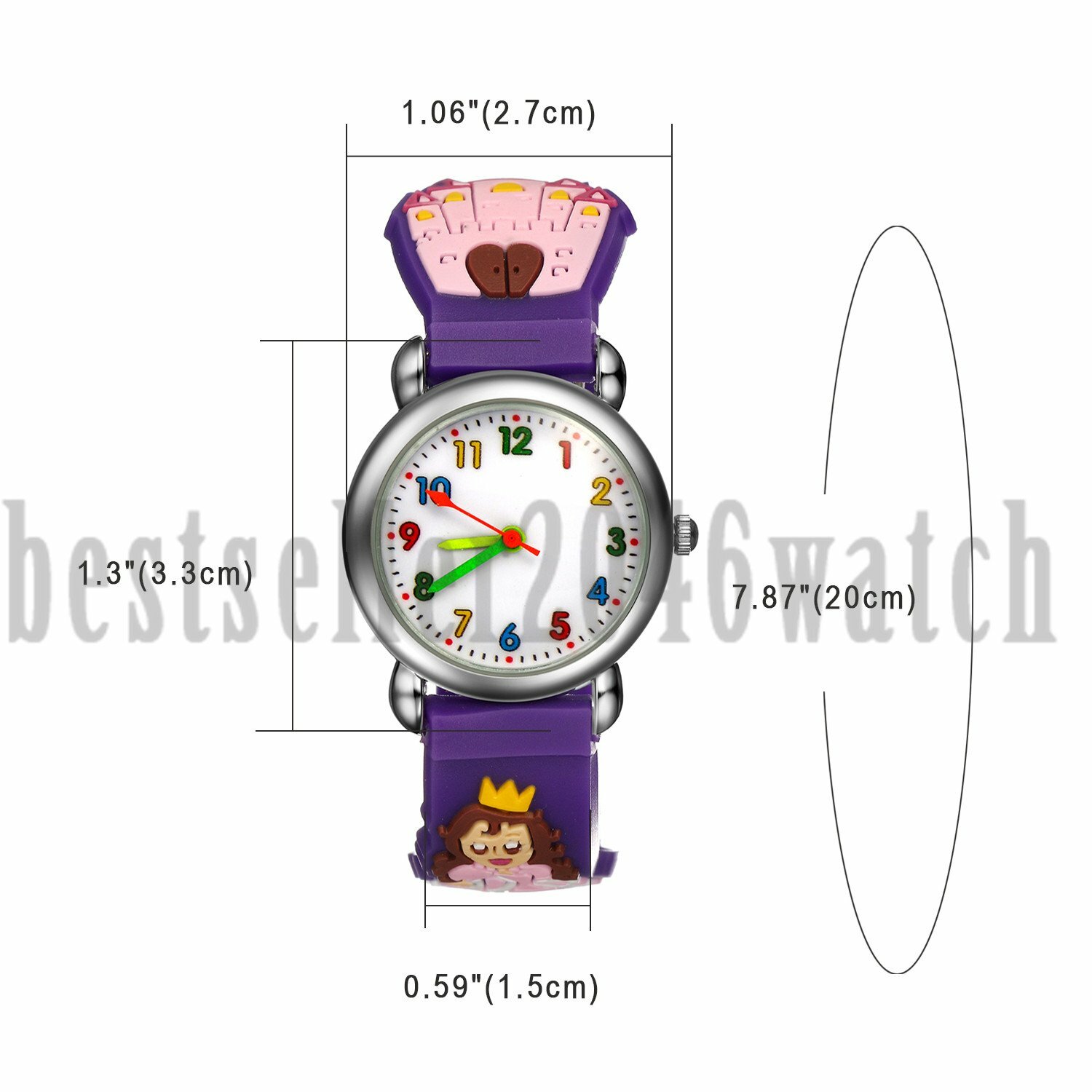 Cute Cartoon Pattern Watches Children Kids Girls Quartz Analog Wrist Watch Xmas