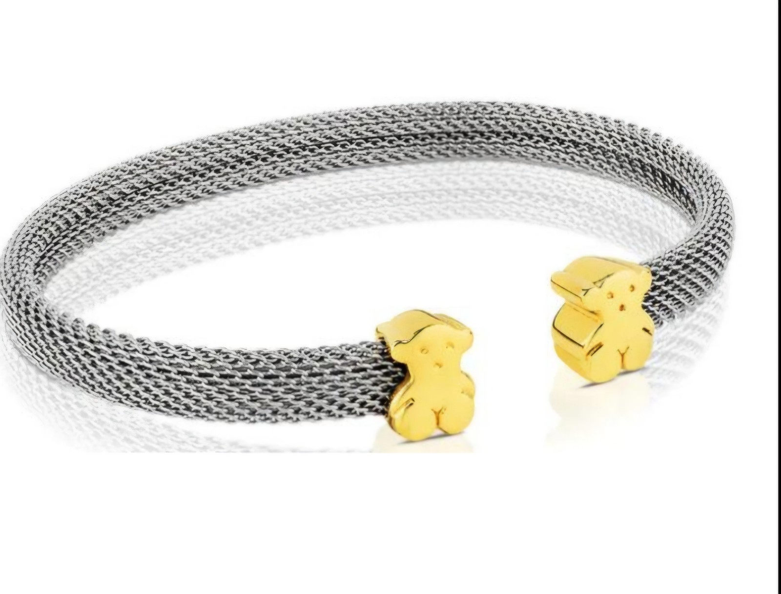 🧡💛 SWEET DOLLS TOUS MESH BRACELET 2 TONES