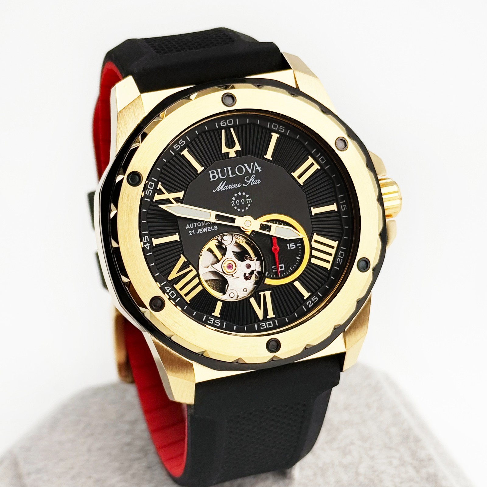Bulova Marine Star Series A Classic Automatic Sports Men’s Watch 45 mm 98A272
