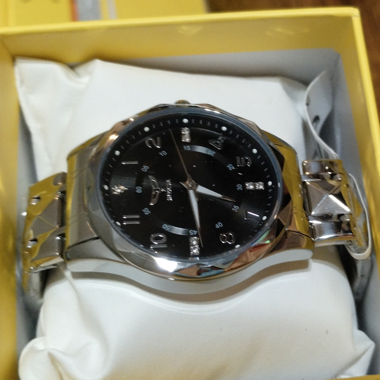 Invicta Men’s Quartz Black Dial Stainless Steel Specialty I 41mm Watch w/ Box