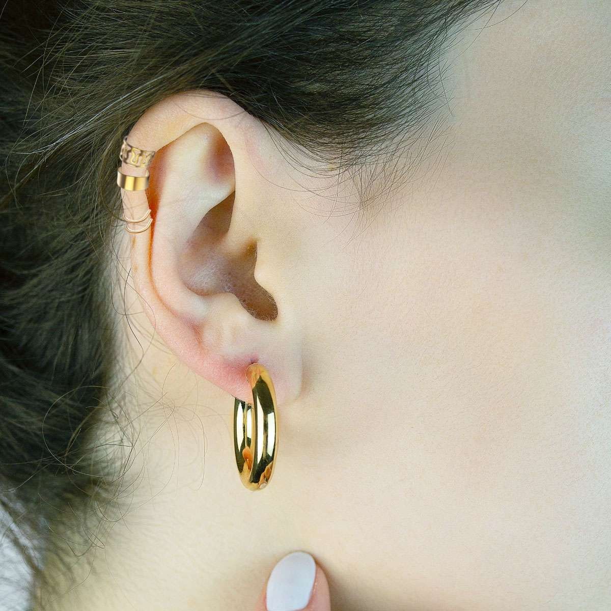 12PCS Stainless Steel Ear Cuff Clips on Wrap Women Men Earrings Set Non Piercing