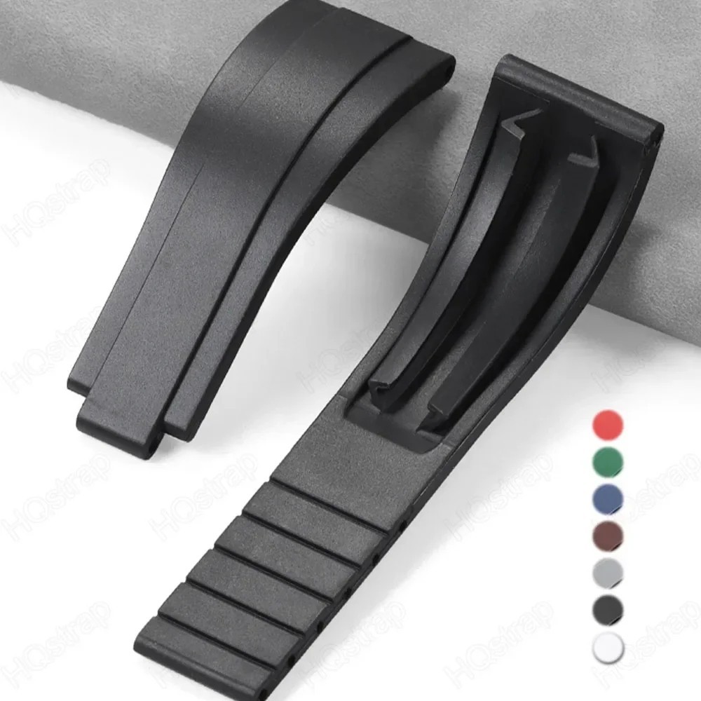 20MM RUBBER STRAP BAND FITS FOR ROLEX DATEJUST SUB GMT DAYTONA REPLACEMENT