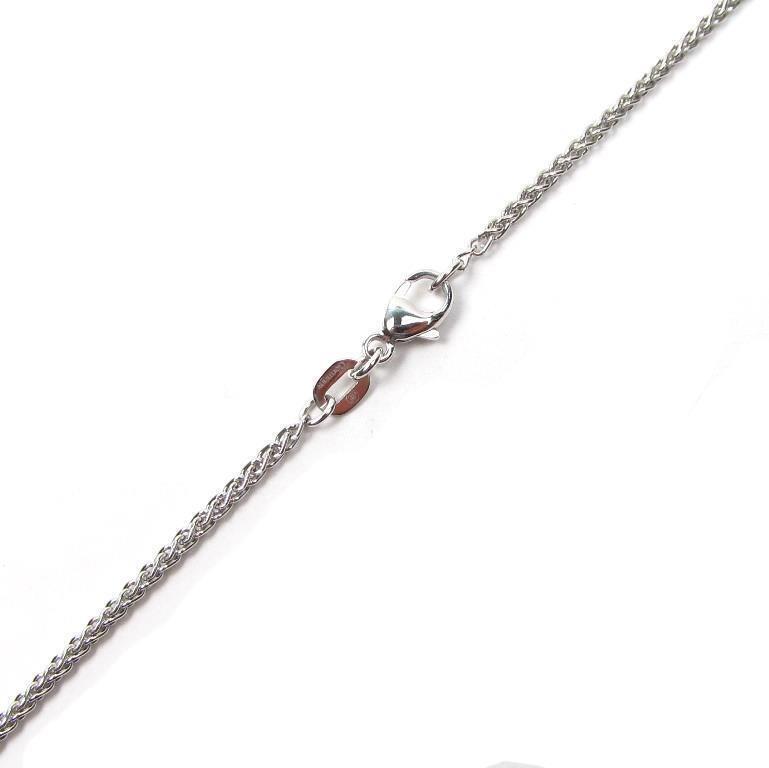 1.6mm Platinum Round Wheat Chain PT950 16″ 18″ 20″ 22″ 24″ or 30″