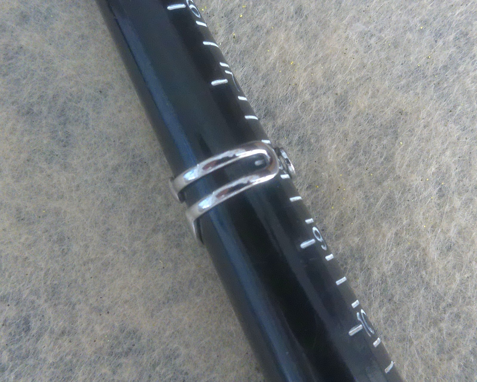 New Silvertone Stainless Steel Smiling Adjustable Ring Base Size 8 Share Smiles!