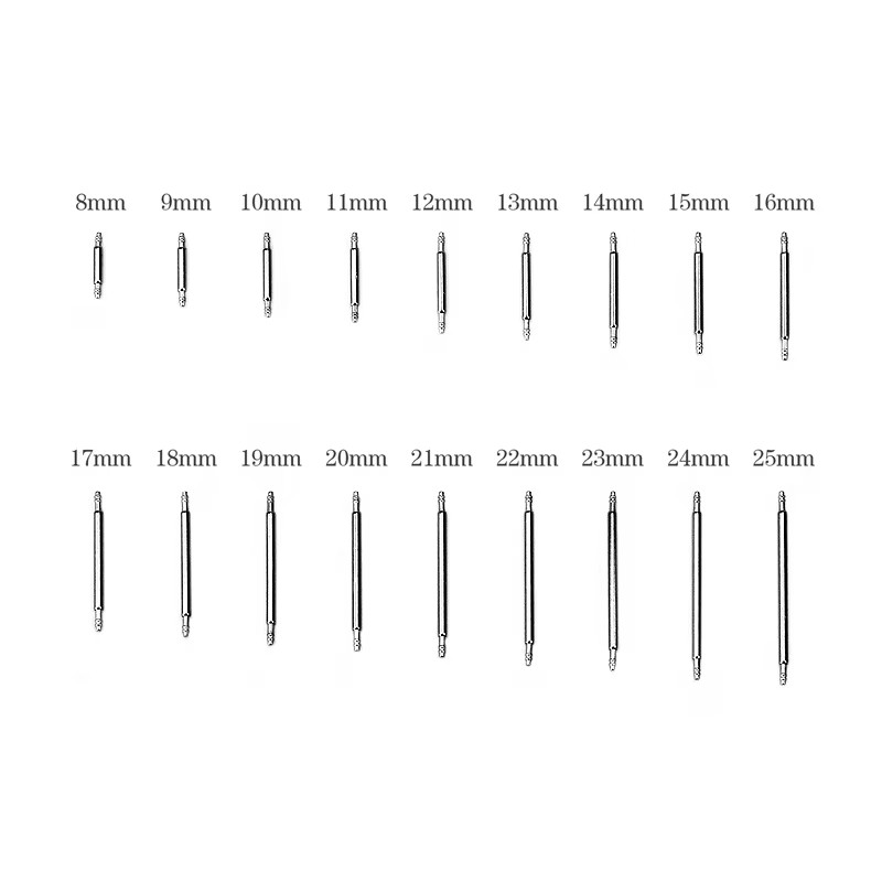 270Pcs/Set Strainless Steel Spring Bars Dia 1.5Mm/1.8Mm Length8Mm – 25Mm/6Mm – 2