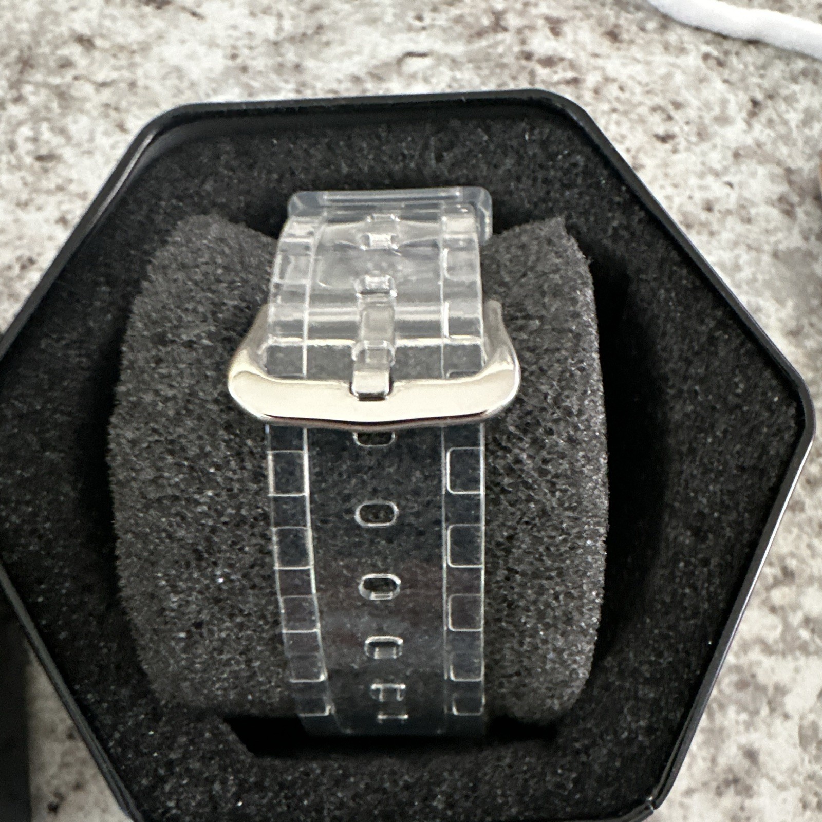 G-SHOCK GA2100 Clear Rubber Strap With Multicolor Accents Brand New W/ Box