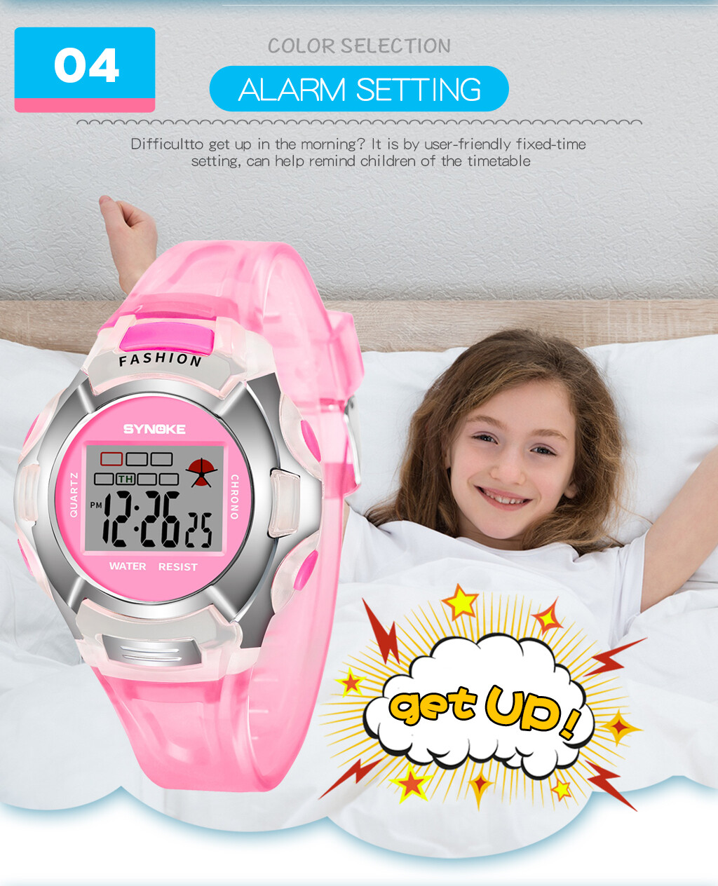 Kids Digital Electronic Watch Waterproof Children Boys Girls Sports LED Watches