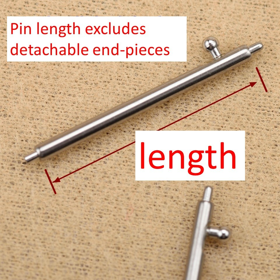 Detachable Pins Quick Release Spring Bar Watch Band Spair Tools16 18 20 22 24
