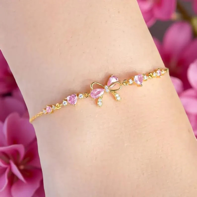 4 Ct Round Simulated Sapphire Women’s Tennis Link Bracelet 14K YellowGold Plated