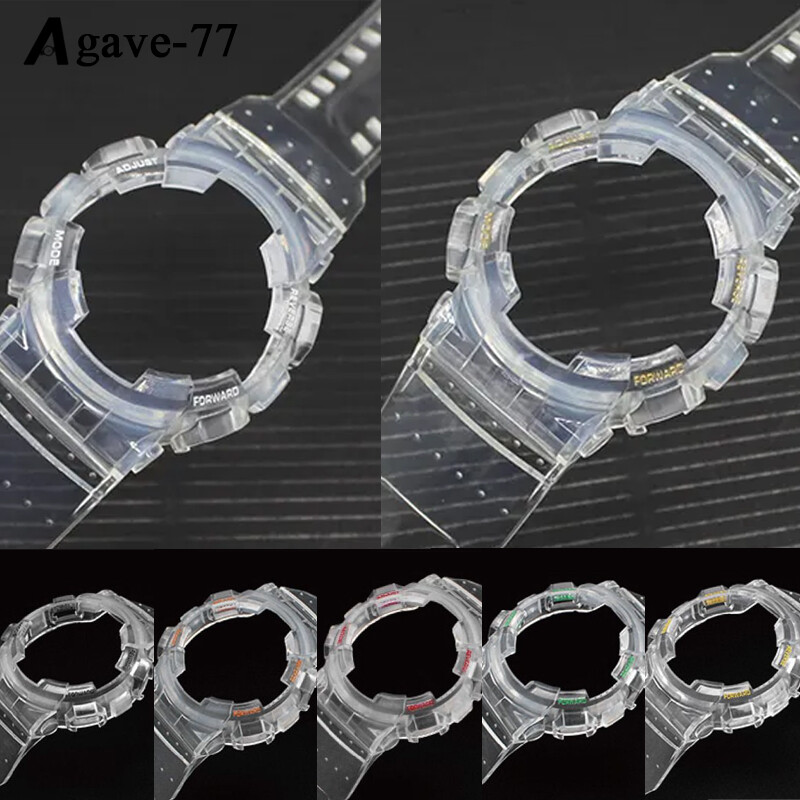 Transparent Waterproof Watch Band +Case Cover For Casio G-Shock GA-100/GA-110