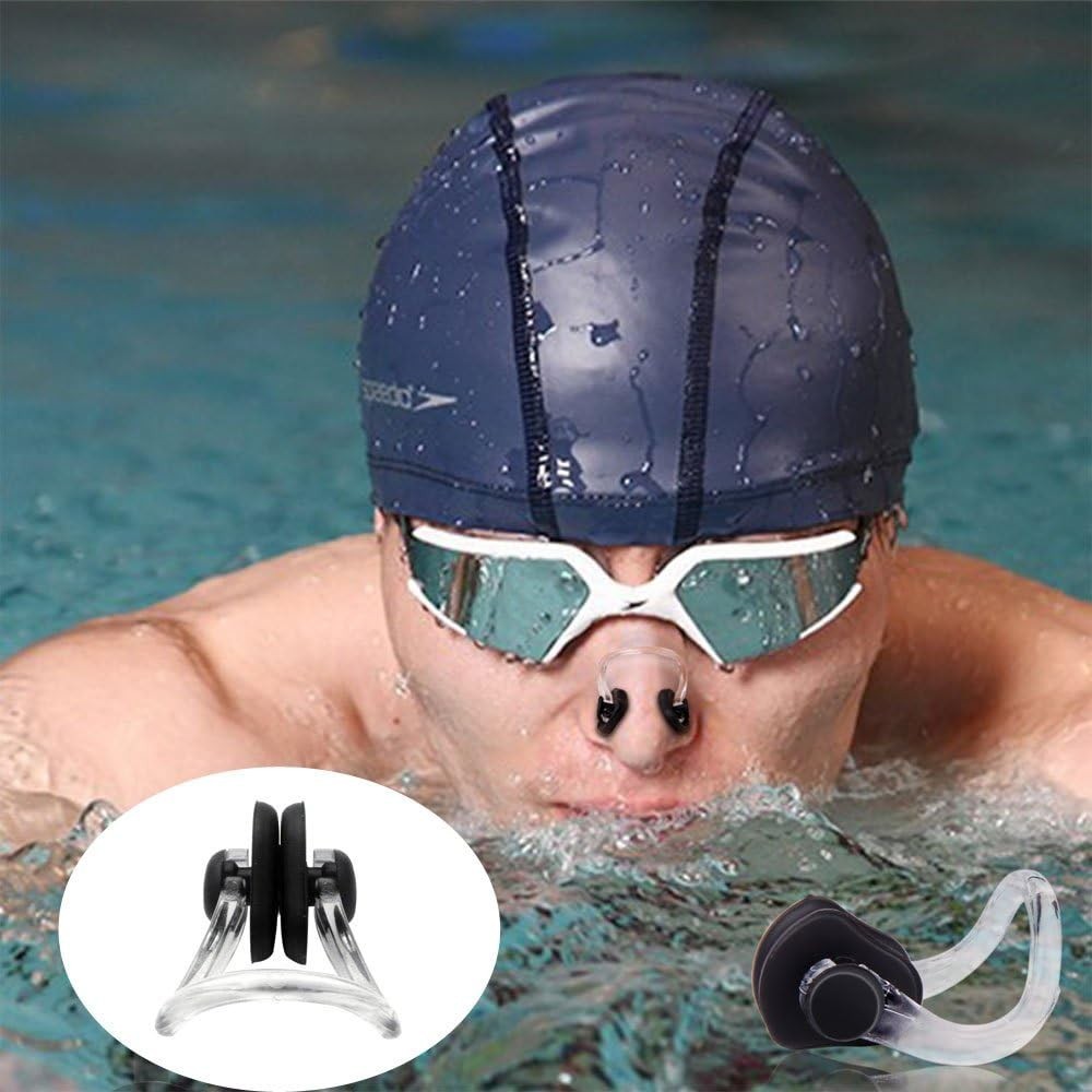 10Pcs Nose Clips for Divers and Swimmers Nose Plugs for Kids and Adults