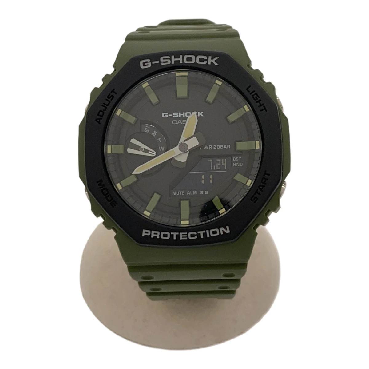 Working Watch CASIO GA2110 SU Carbon Core Guard G SHOCK Quartz Digital Analog Bl
