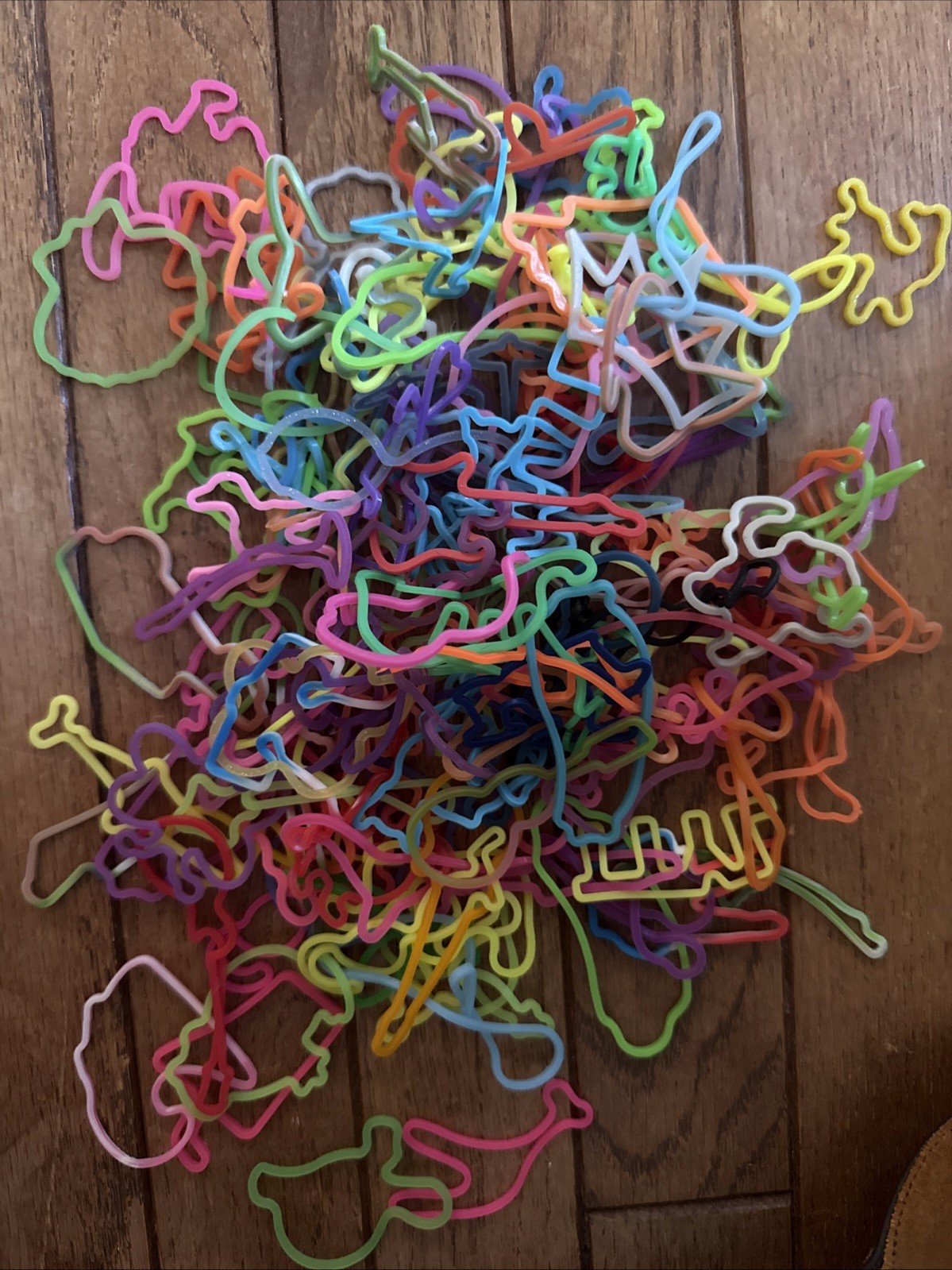 Lot of approximately 50+ Silly Bandz Elastic Bracelets, Children’s bracelets