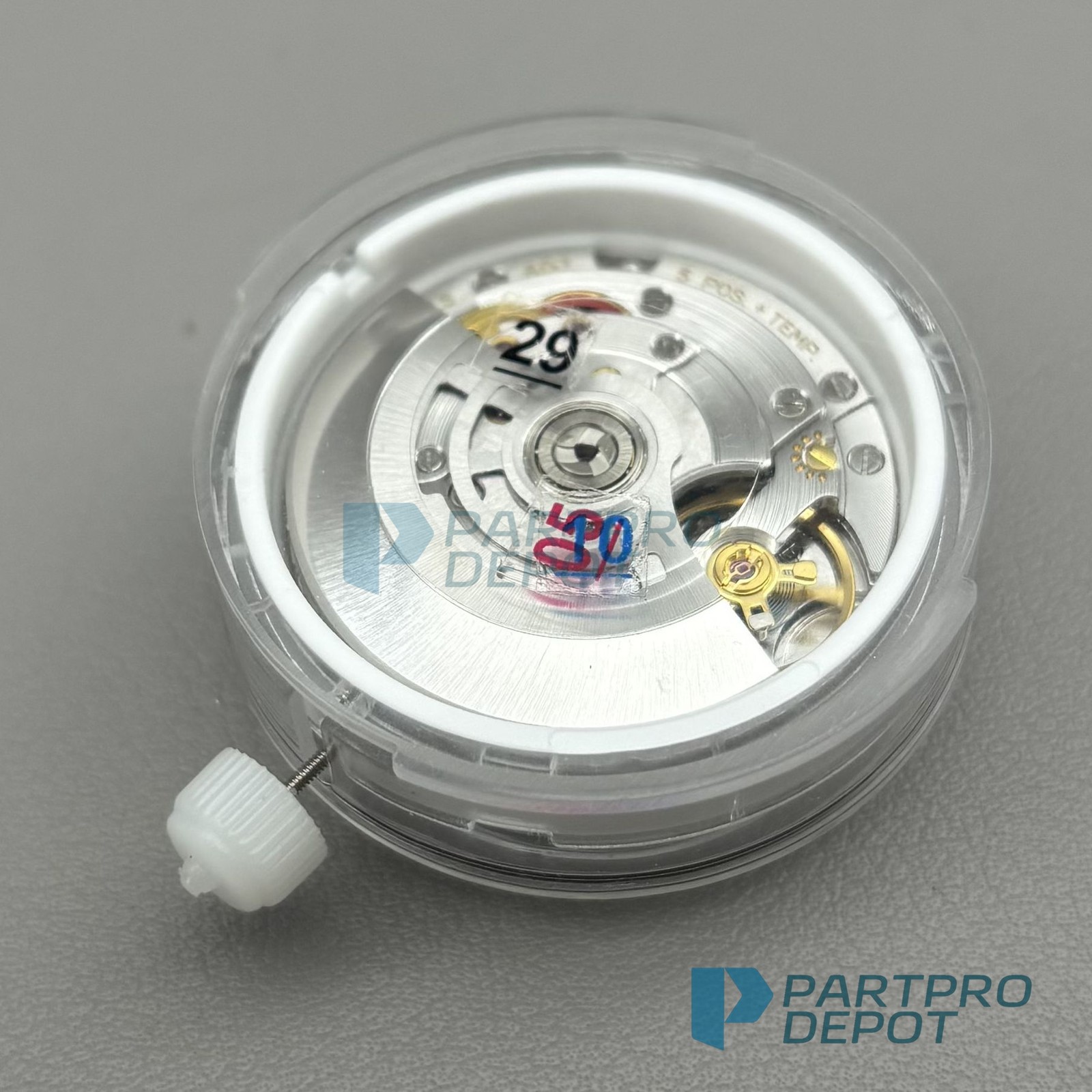 Automatic Mechanical Movement Dual Calendar 3255 31 Jewels Blue Balance Wheel