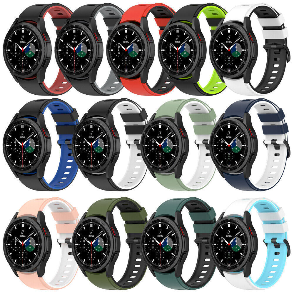 Silicone Watch Band Strap For Samsung Galaxy Watch 4/5/6 40/42/43/44/45/46/47mm