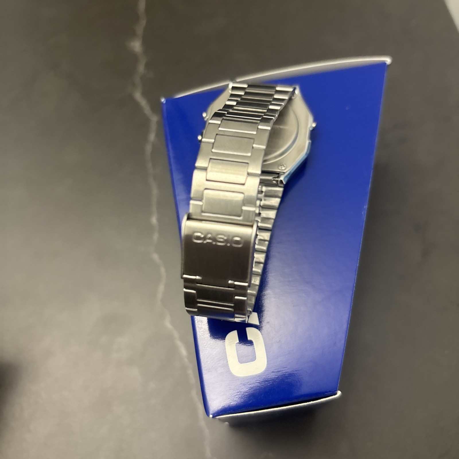 Casio A158WA-1CR, Classic Digital Watch, Alarm, Chrome New