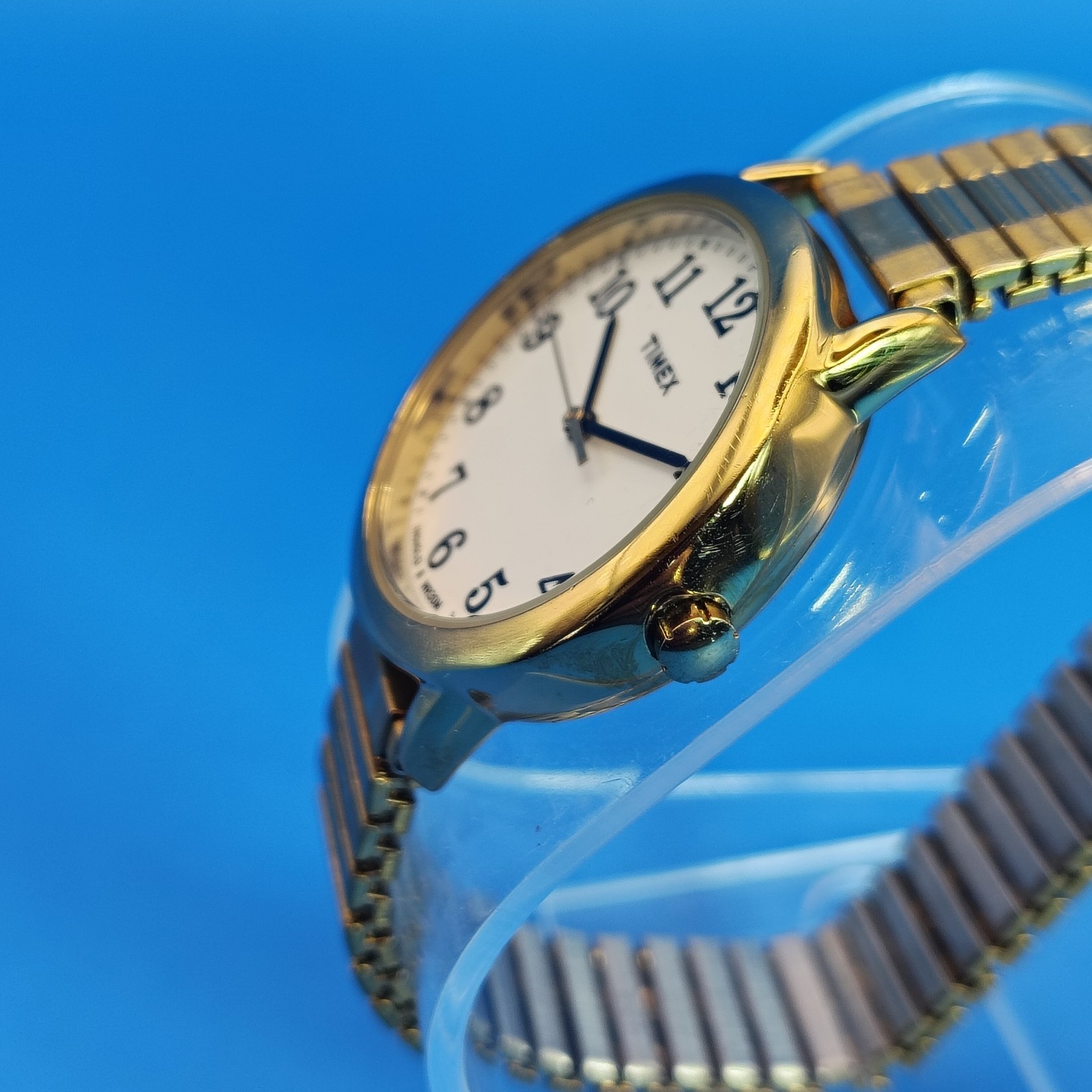 Vintage 2015 Timex Easy Reader Indiglo 30mm Women’s Quartz Dress Watch Near Mint