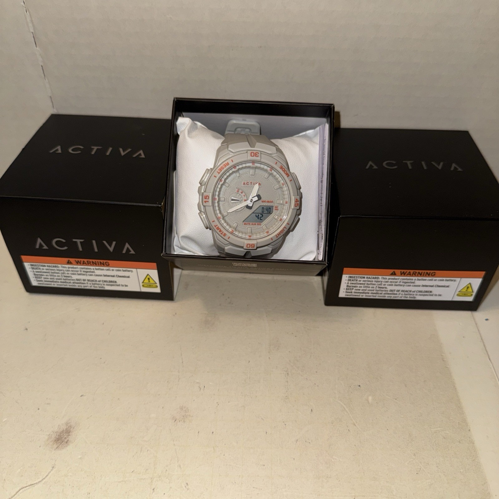 Activa Spry X Invicta Digital Essentials Men 53mm ABS Grey SK160 ACW2583-002