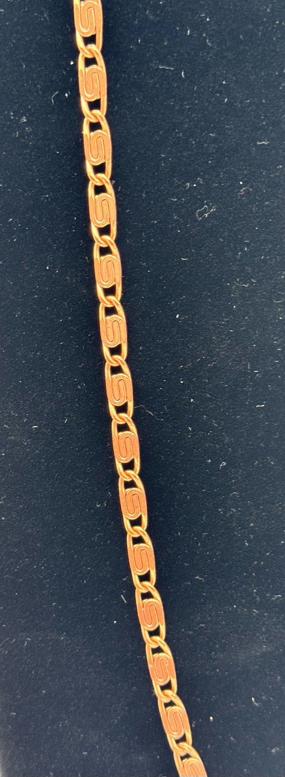 Solid Copper Chain Necklace 3/16 in W x 36 in L Chunky Bold Jewelry