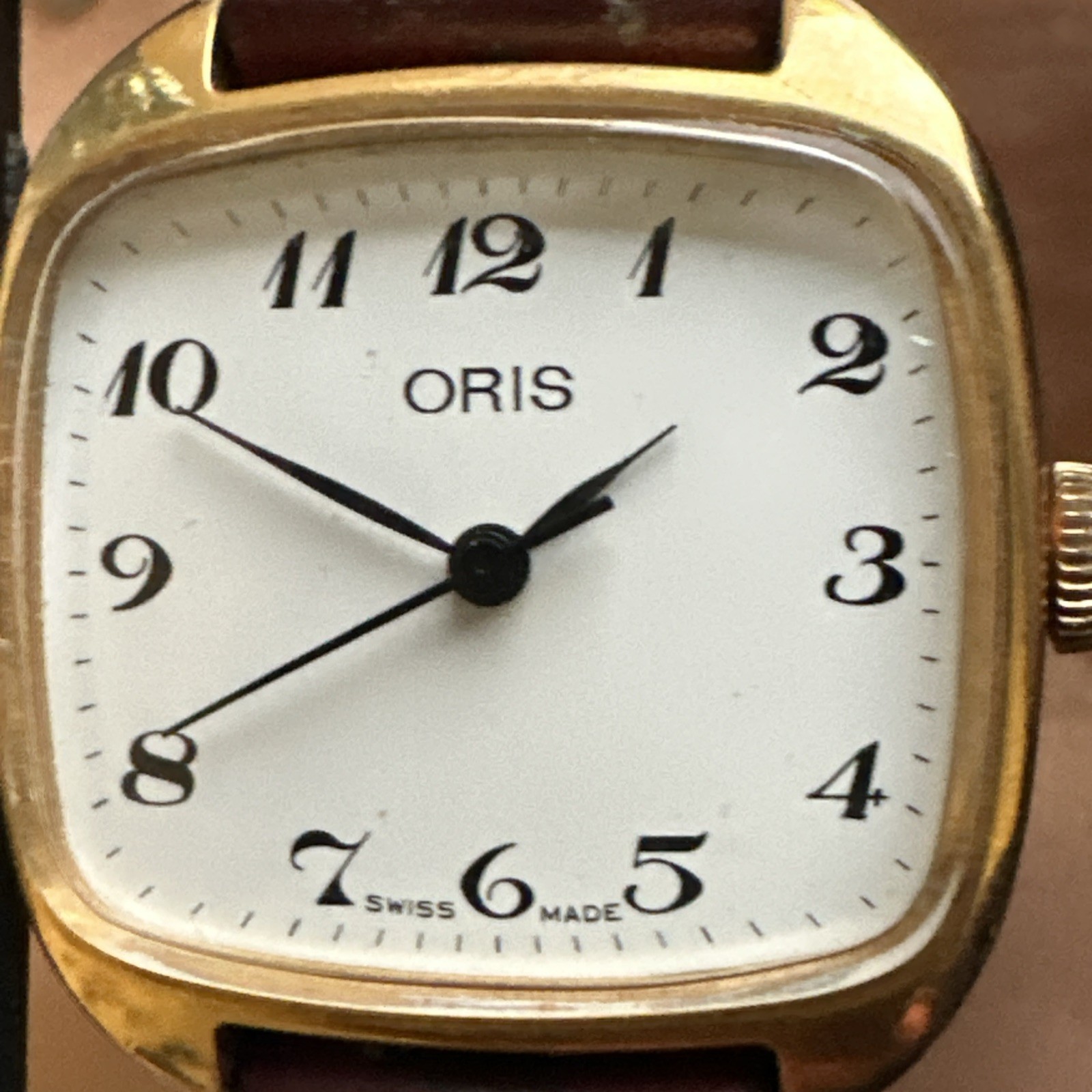 Retro 1970’s Gents TV screen Oris, Sold As Seen For Spares/Repairs Only.