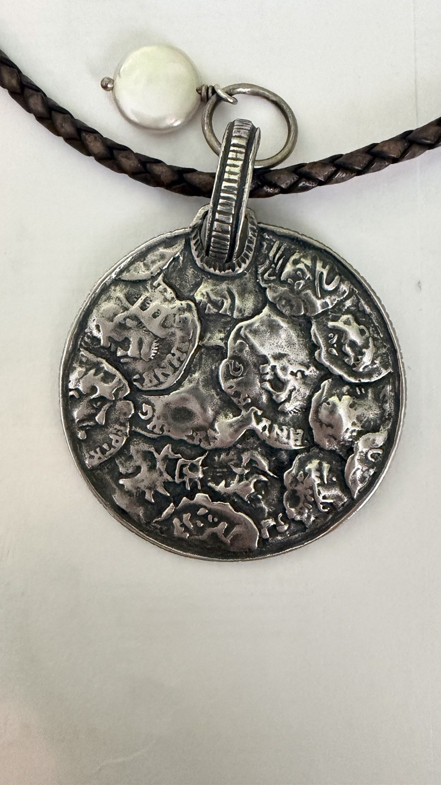 Retired Silpada Sterling Silver Coin Pendant #S1955