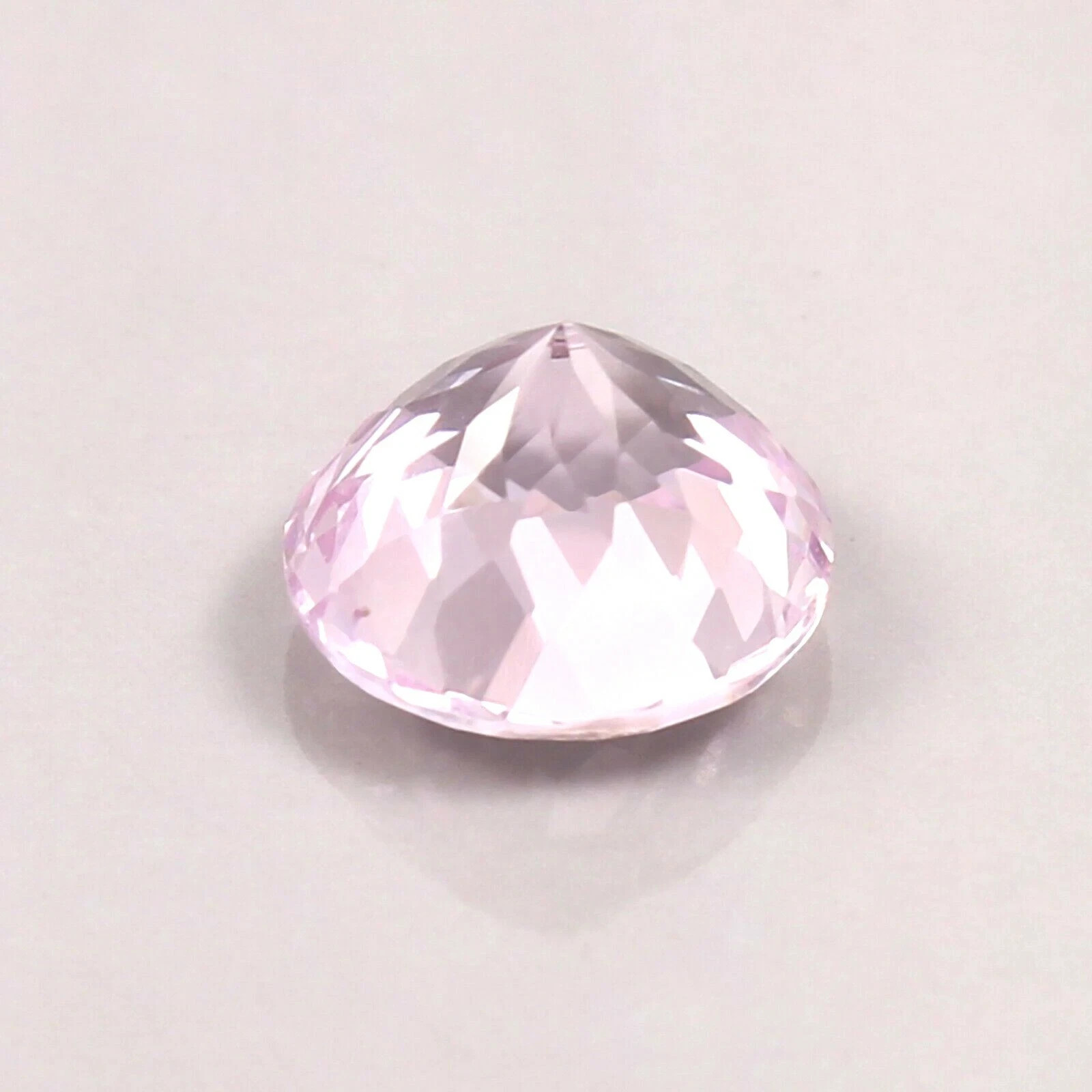 AAA 7.60+ Ct Ravishing Natural Soft Pink Sapphire Loose Round Cut Gemstone