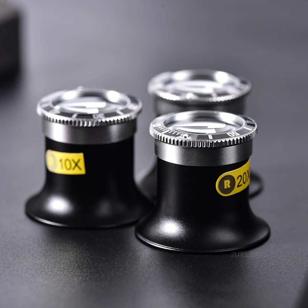 Aluminum Alloy Eye Loupe Watchmaker Repair Inspection Tool 5X Magnification