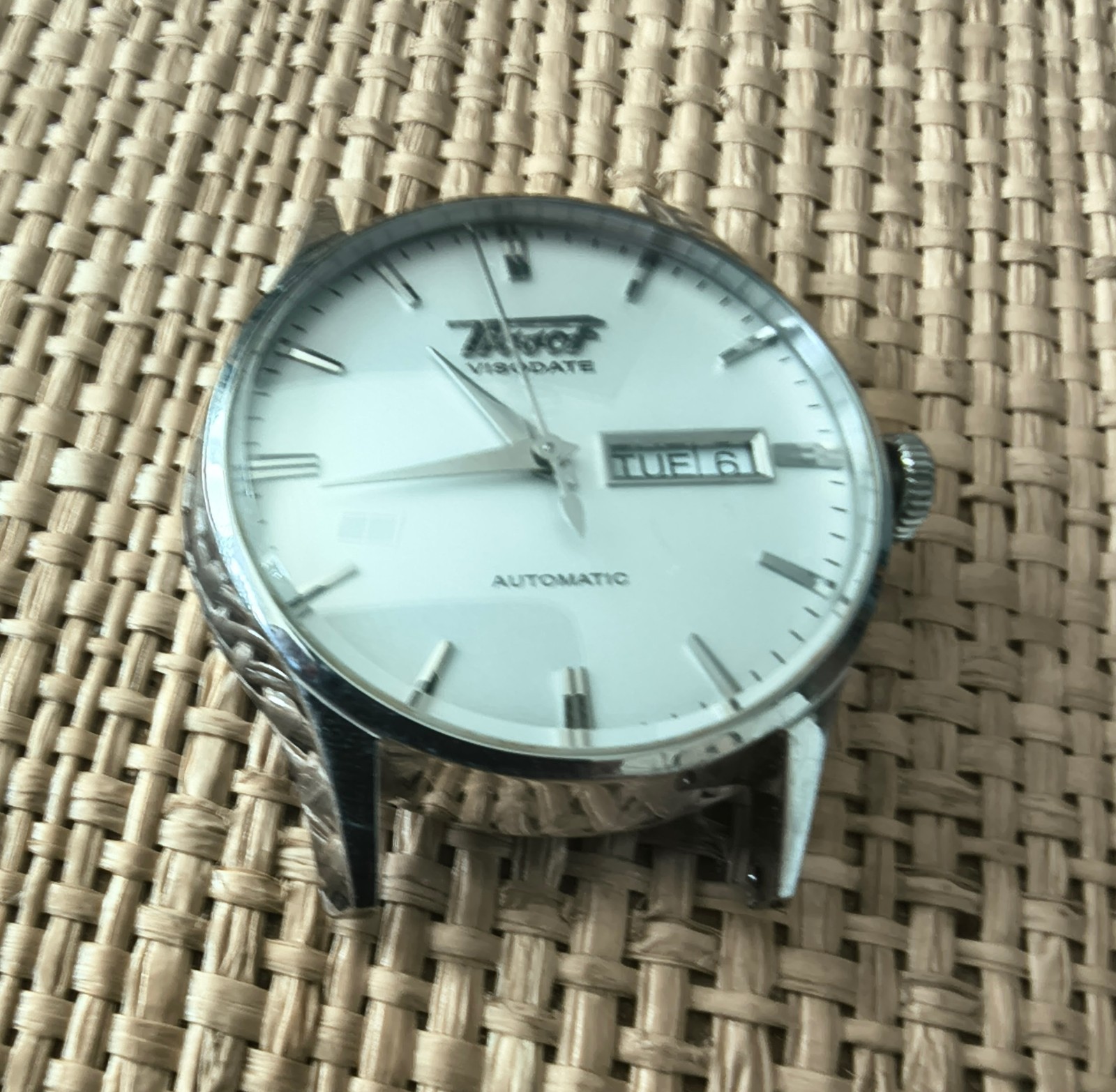 TISSOT VISODATE AUTOMATIC 40mm WATCH WHITE/SILVER DIAL USA-based seller
