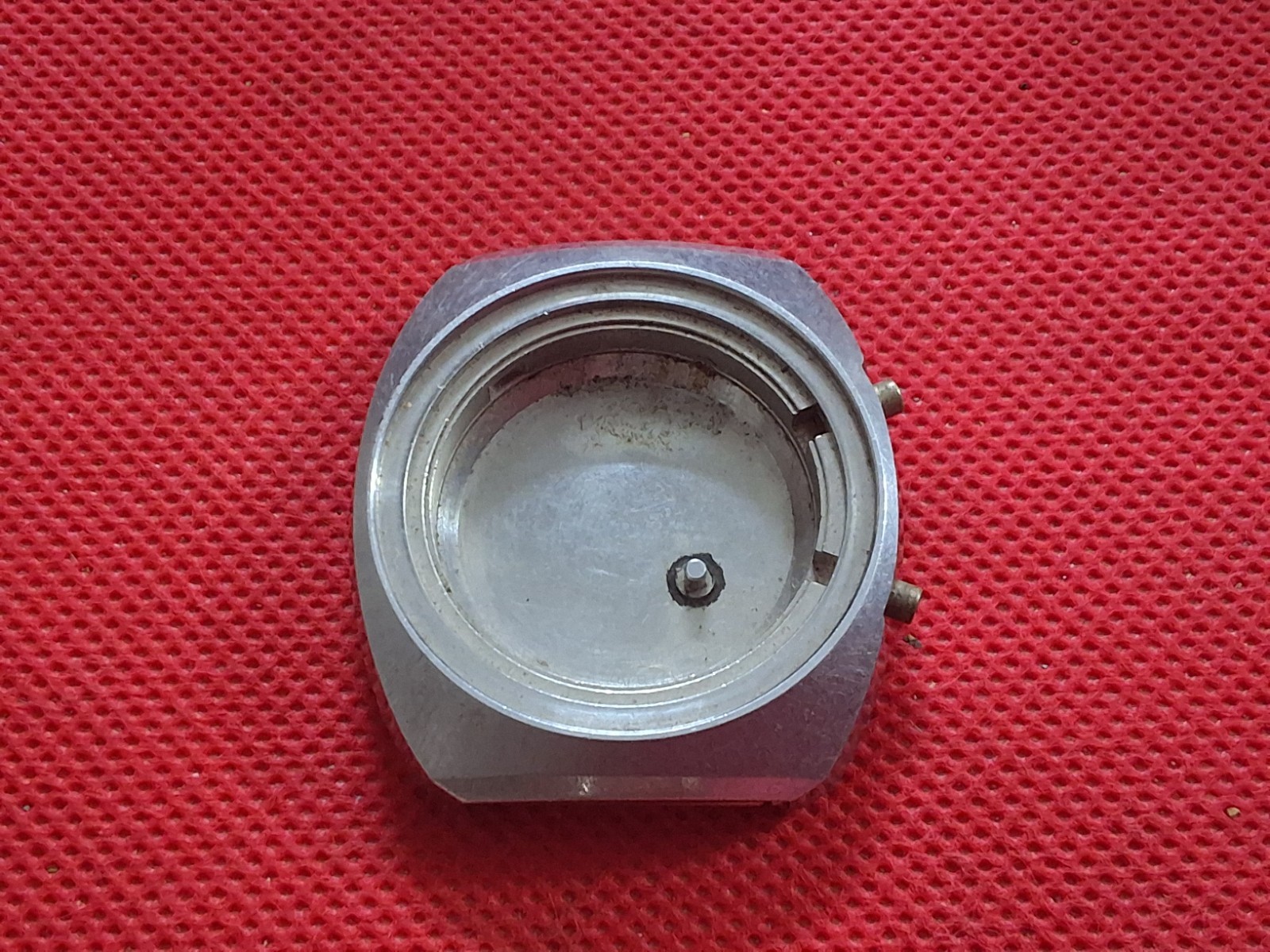 Vintage Edox Stainless steel 17 Jewels Wrist Watch Case Serial # 23.674-87.