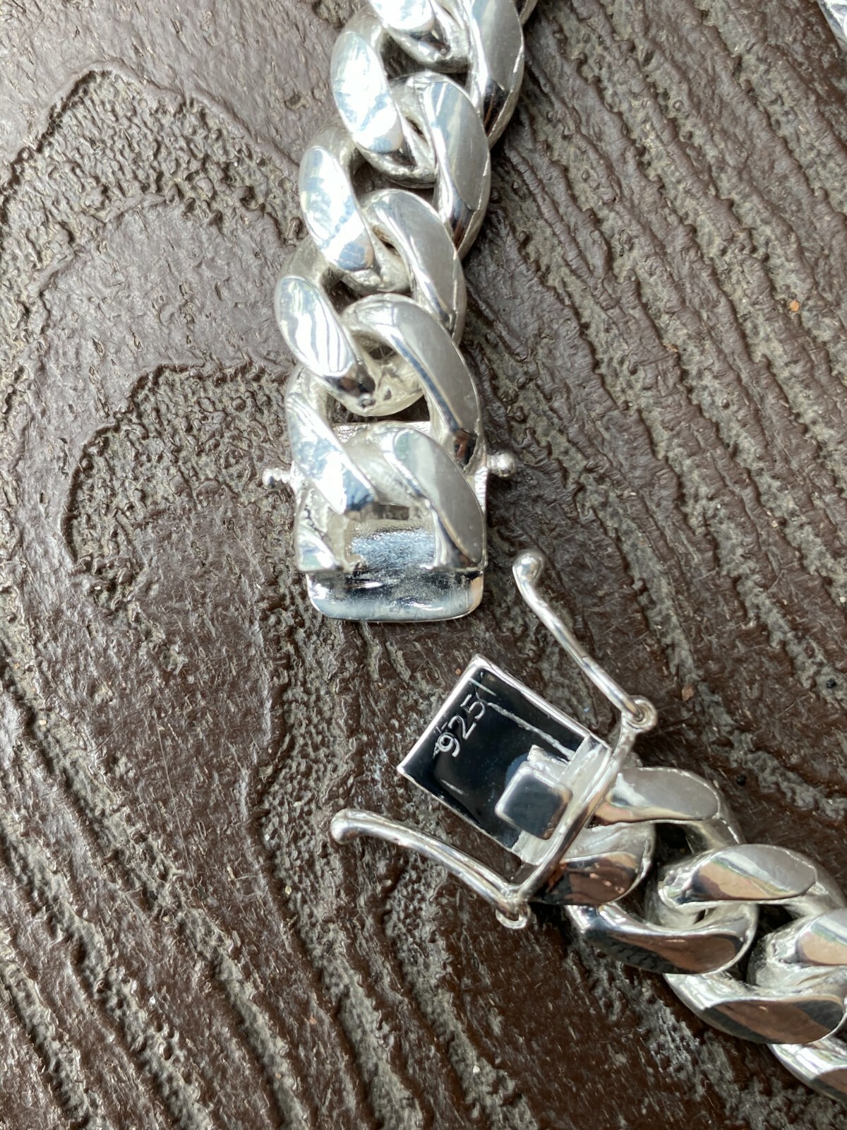 Real Solid 925 Sterling Silver Miami Cuban Chain Or Bracelet 5-14mm Box Clasp