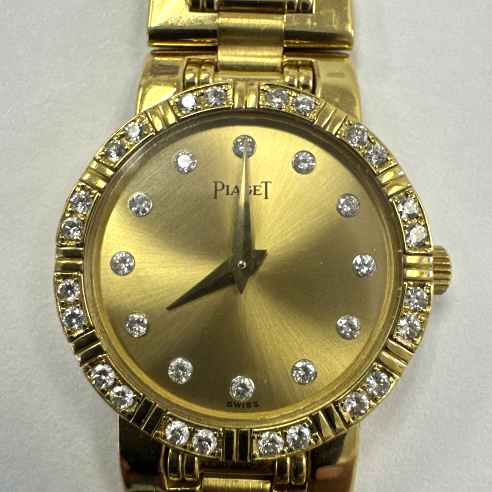 Piaget Dancer 18K Yellow Gold Diamond Ladies Watch