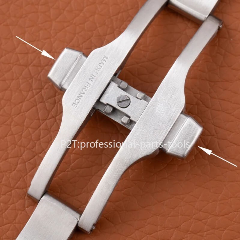 19mm Steel Deployment Buckle Quick Release Folding Clasp For Piaget Rubber Strap