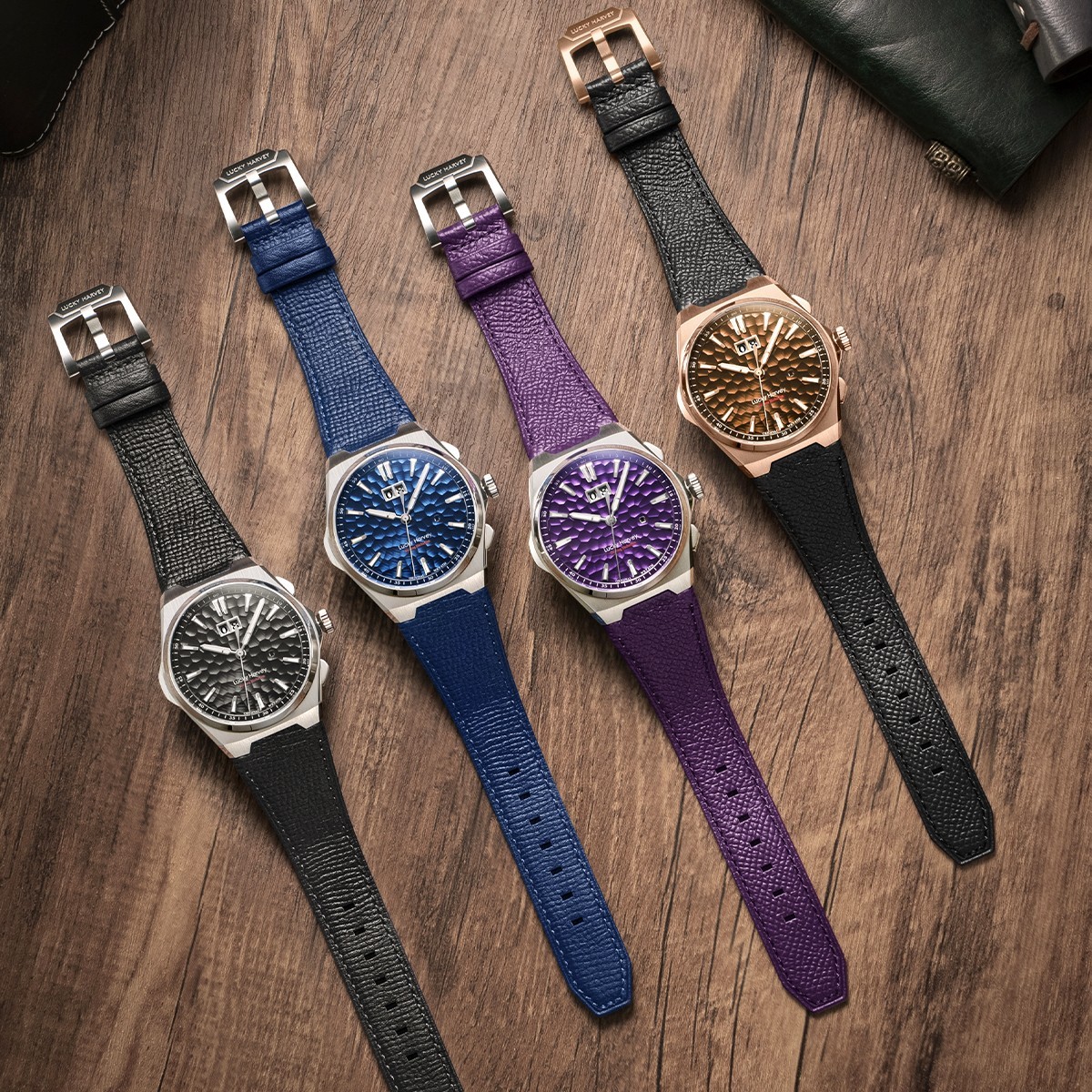 Lucky Harvey Hammered Dial Chiming Automatic Watch Limited Edition 300pcs