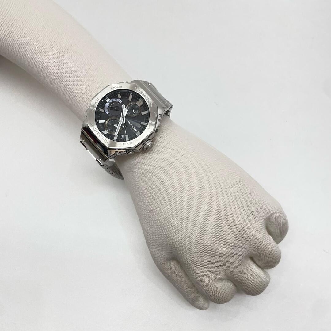 Used G SHOCK G Shock Wristwatch Silver Box Manual GMC B2100D 1AJF FULL METAL 131