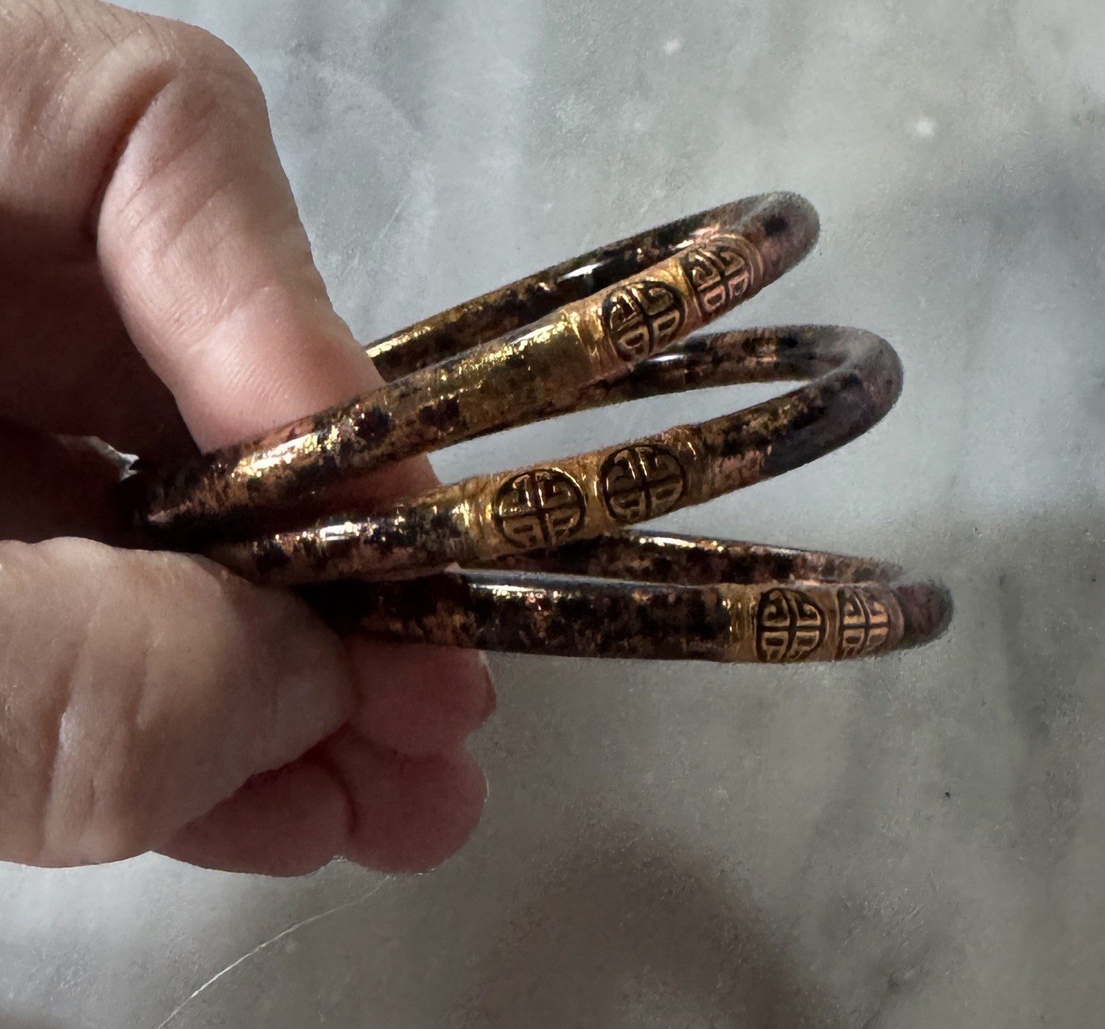 Tortoise Buddha Girl Bangles S