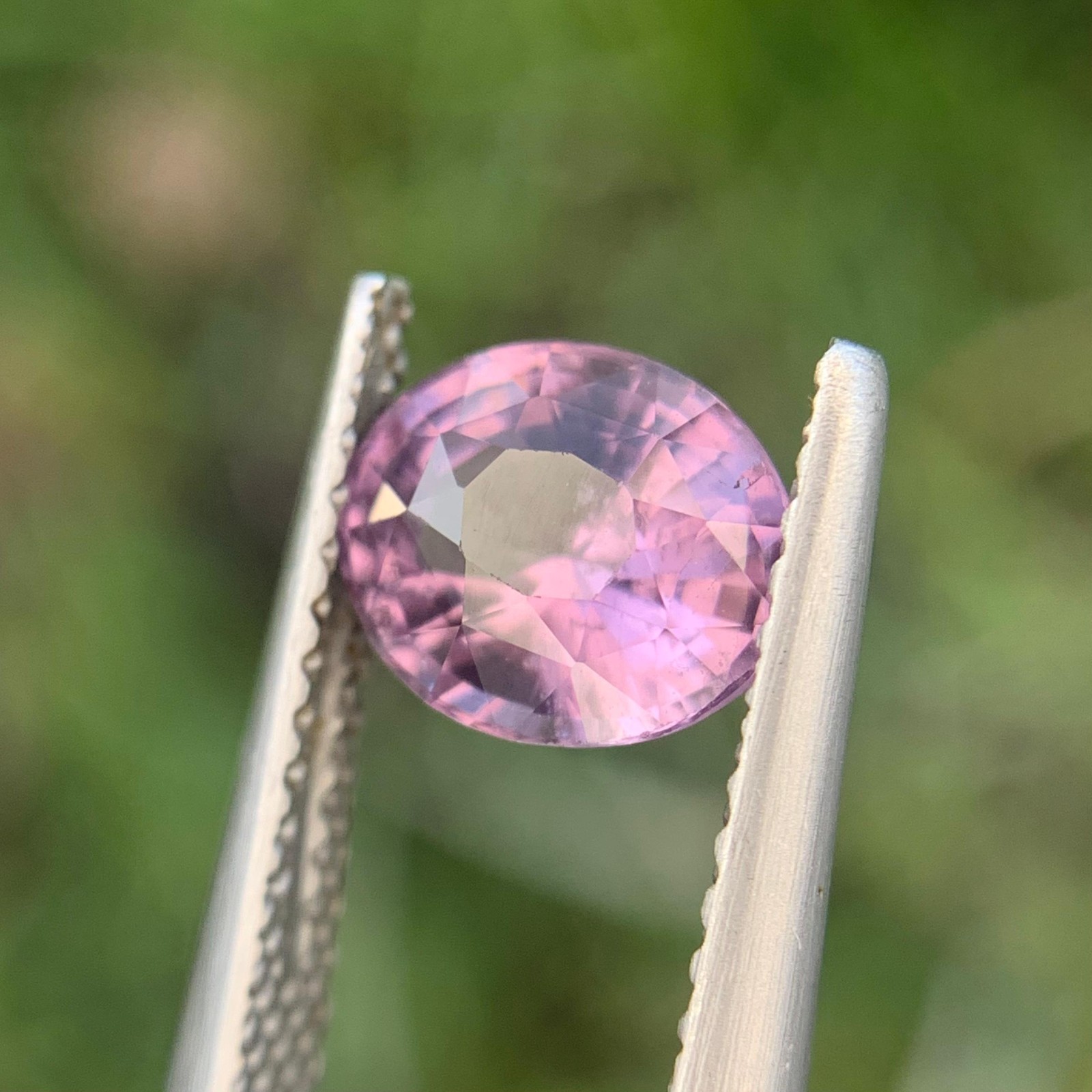 1.35 Cts Natural Lavender Eye Clean Spinel Oval Cut Loose Gemstone Tanzania