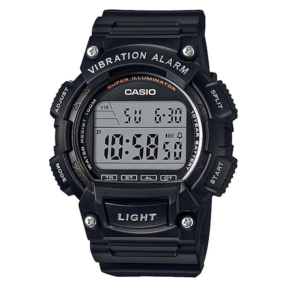 Casio W736H-1AV, Illuminator Watch,100 Meter WR,Vibration Alarm, 10 Year Battery
