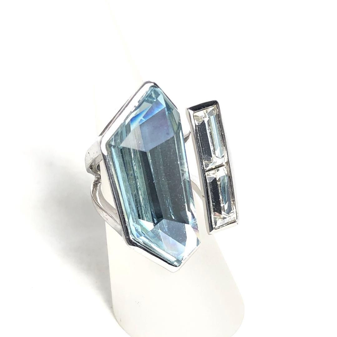 Swarovski Rio Ring Blue Crystal Silver Not specified