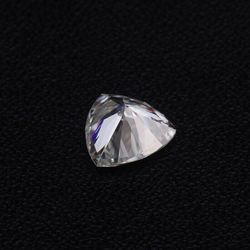 GRA Certified Loose Moissanite Trillion Cut Stones D VVS1 All Sizes