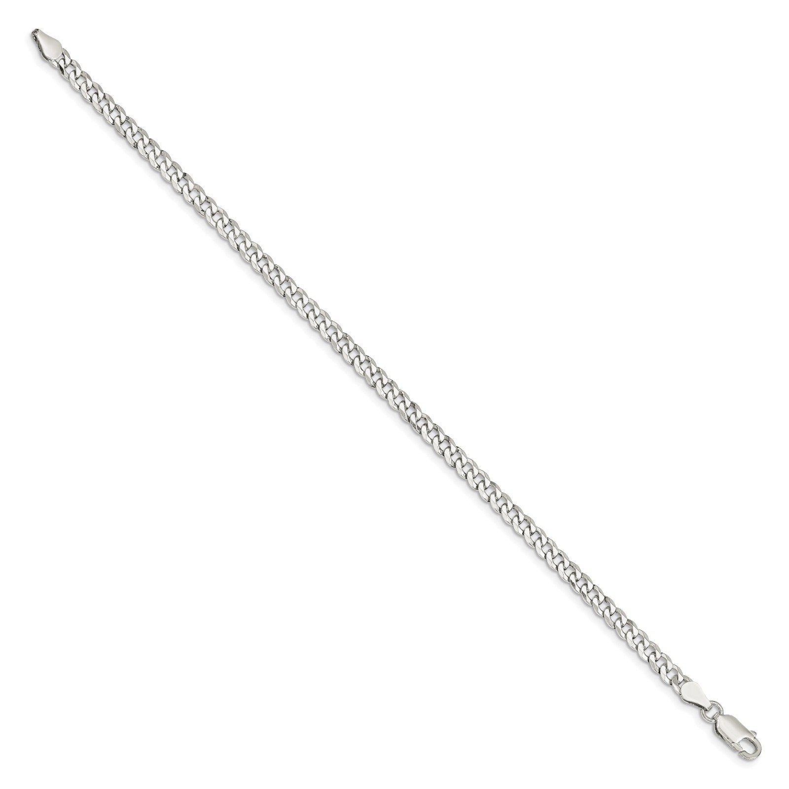 925 Sterling Silver 2.3-14mm Curb Chain Necklace 7-30 Inch Mens Womens