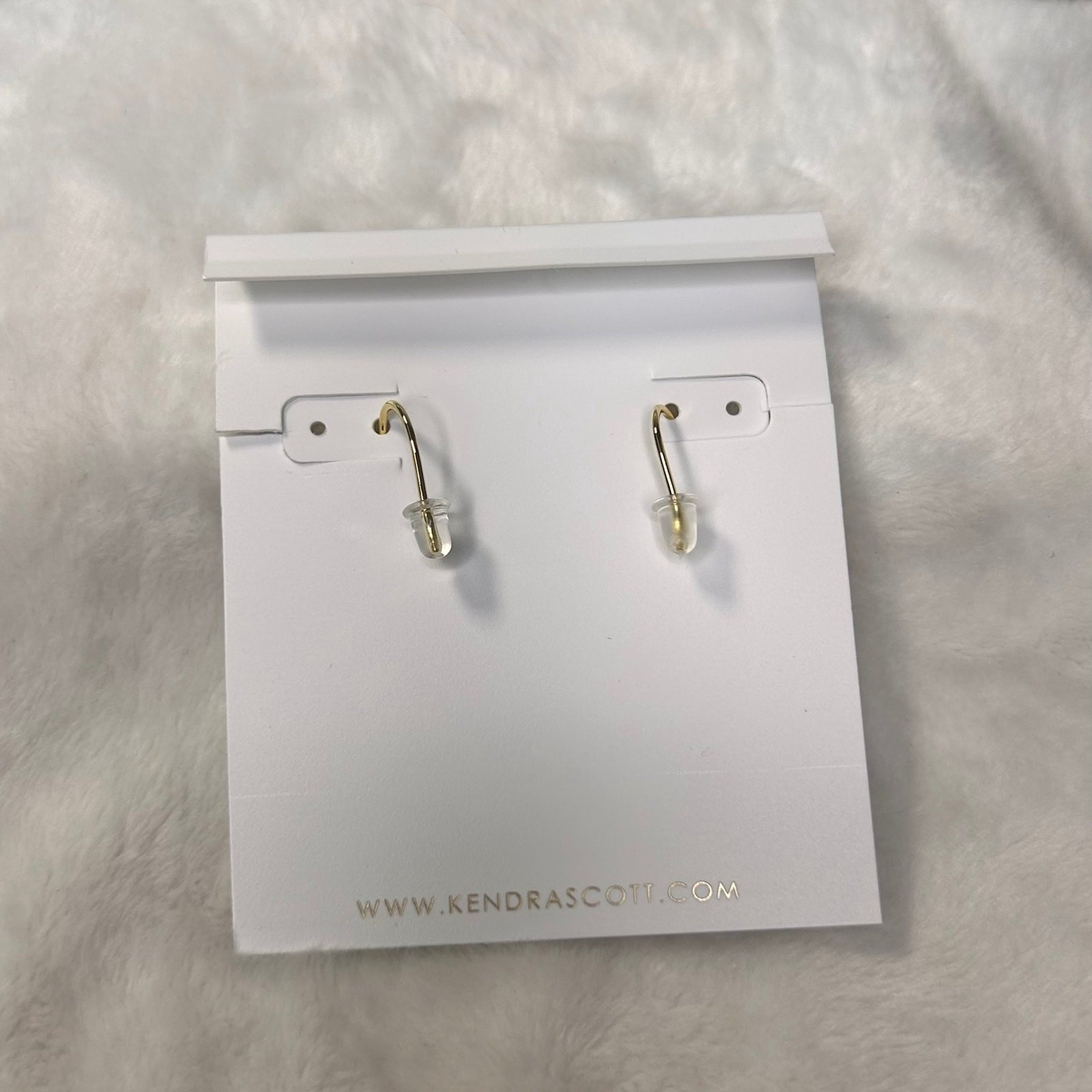 New! Kendra Scott Haisley Bow Heart Drop Ear Gold Ivory Mother Of Pearl