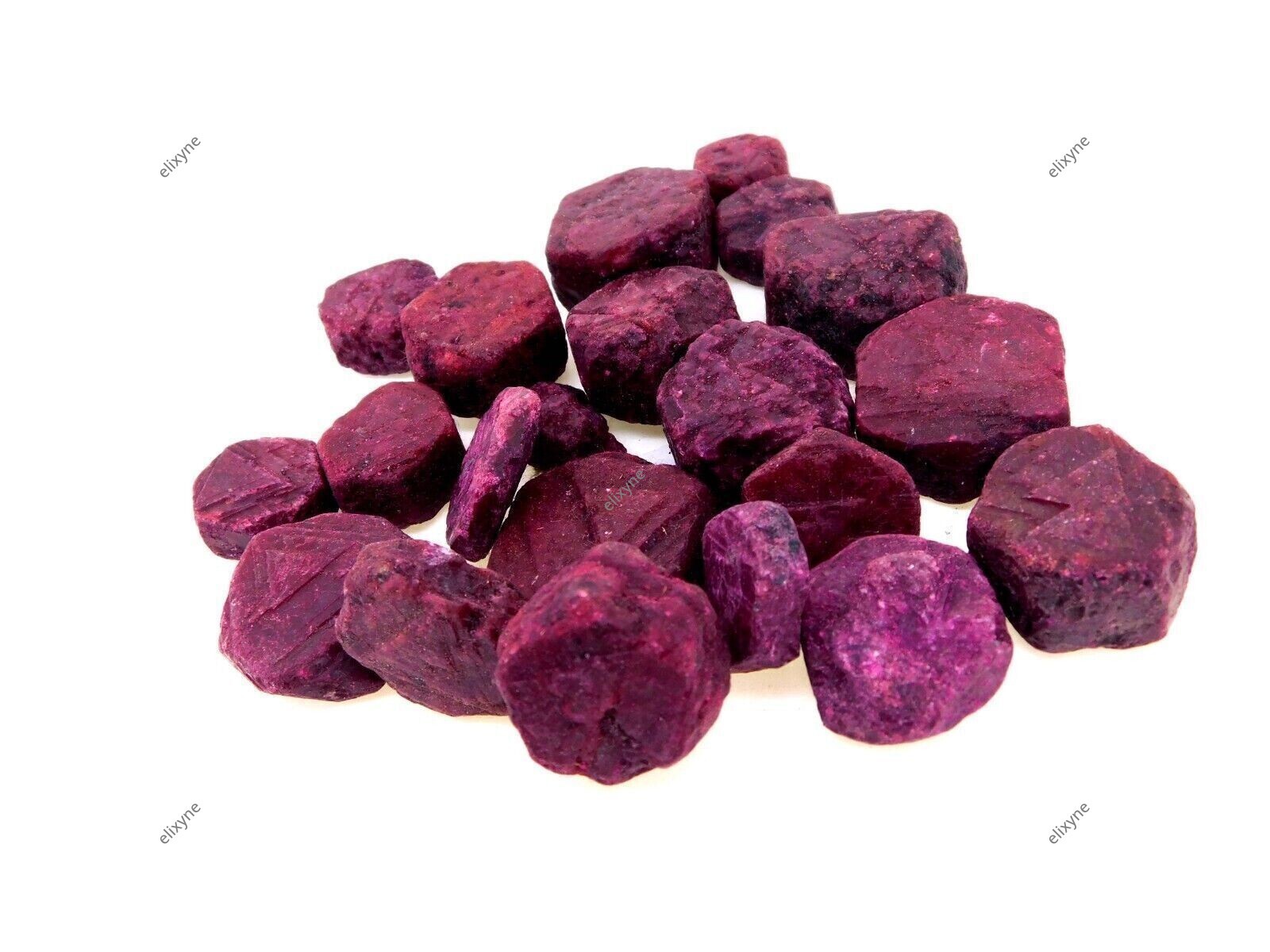 African Natural Red Ruby Rough 600+ Cts Certified Gemstone Lot