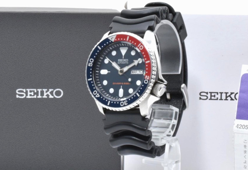 [N MINT] SEIKO SKX009 7S26-0020 Pepsi 200m Diver’s Automatic Men’s Watch JAPAN