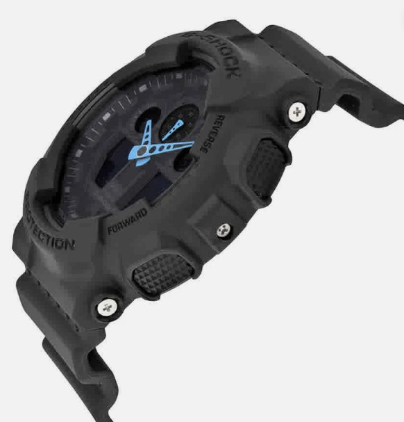 Casio G-Shock GA100 Series Analog Digital Black Dial Men’s Watch GA100C-8A