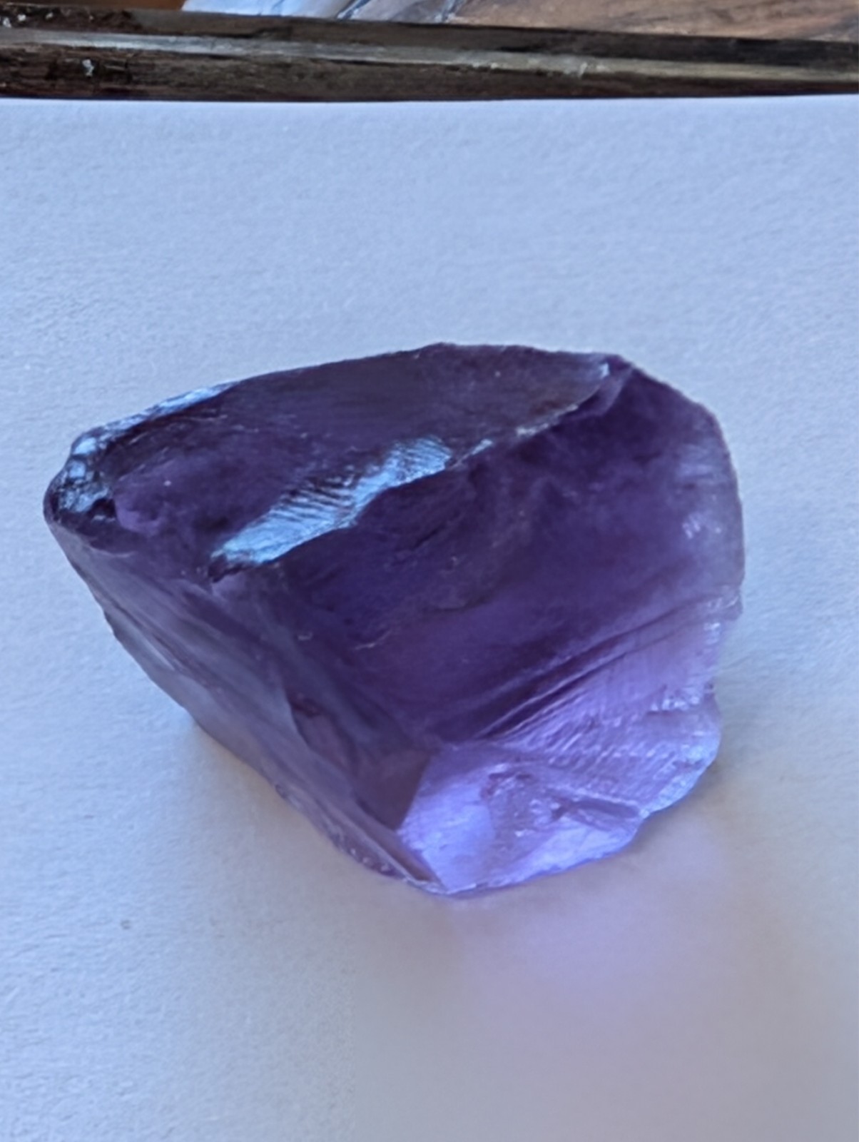 USA seller 37.17 ct top color IF flawless Amethyst facet rough specimen gemstone
