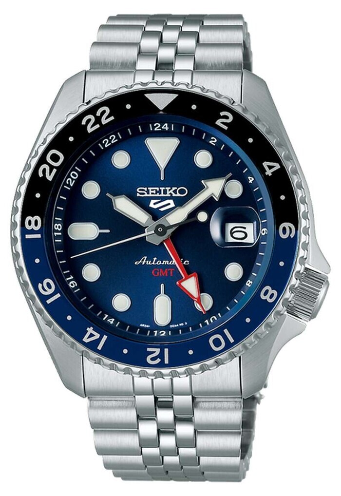 Seiko 5 Sports SSK003 Blue dial 10 bar Stainless Steel Automatic SSK003K1 WATCH