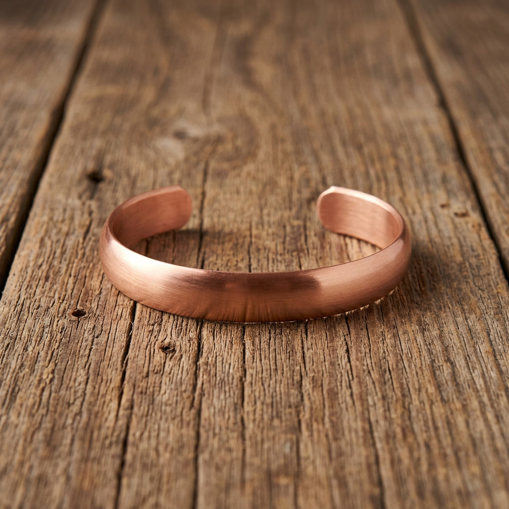 Solid Pure Copper Heavy Bracelet Arthritis Pain Therapy Energy 50gr Cuff Bangle