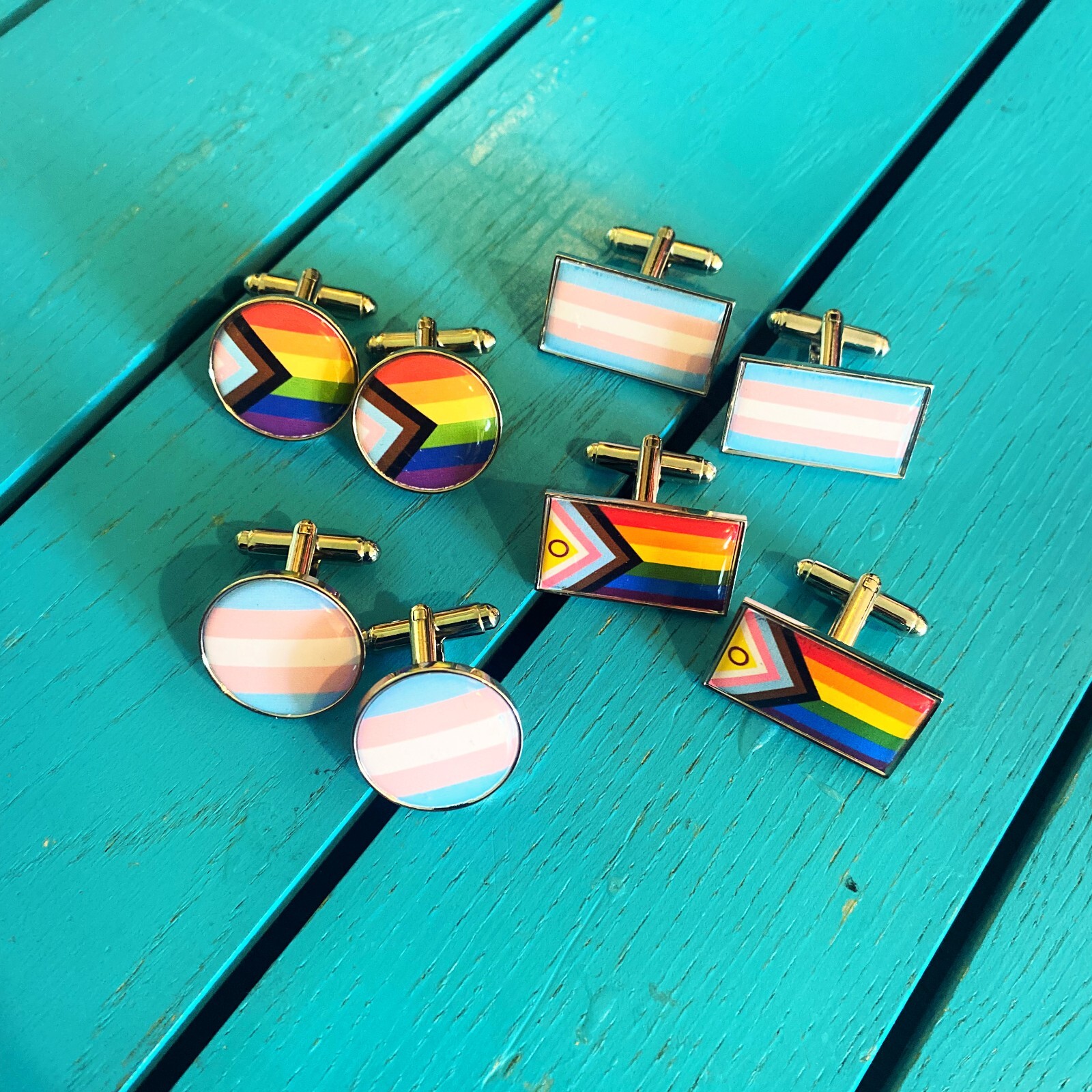 Sri Lanka Flag Cufflinks. National Flags Gift for him. Wedding Cufflinks.